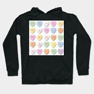 AI Generated Love Hearts Hoodie